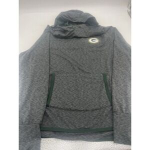 Green‎ Bay Packers Pro Line Hoodie Mens XL Fanatics Gray NFL Pullover